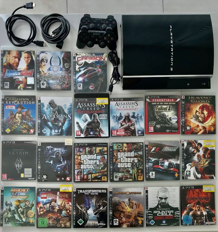 Sony Playstation 3 (+21 Games +2 Contr.) Kaufen auf Ricardo