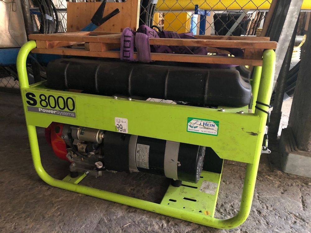 Генератор pramac s8000