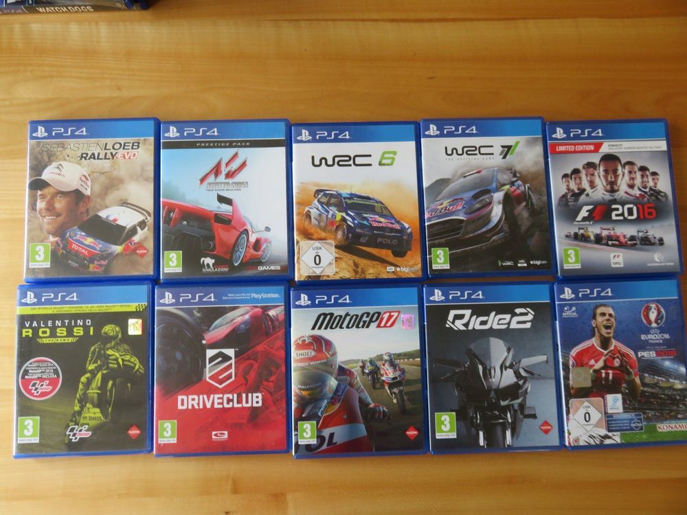 10 SonyPlaystation4Spiele Kaufen auf Ricardo