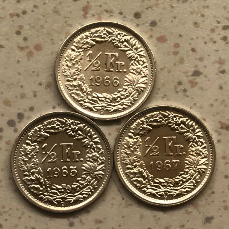 1965 1966 1967 50 Rappen Kaufen Auf Ricardo