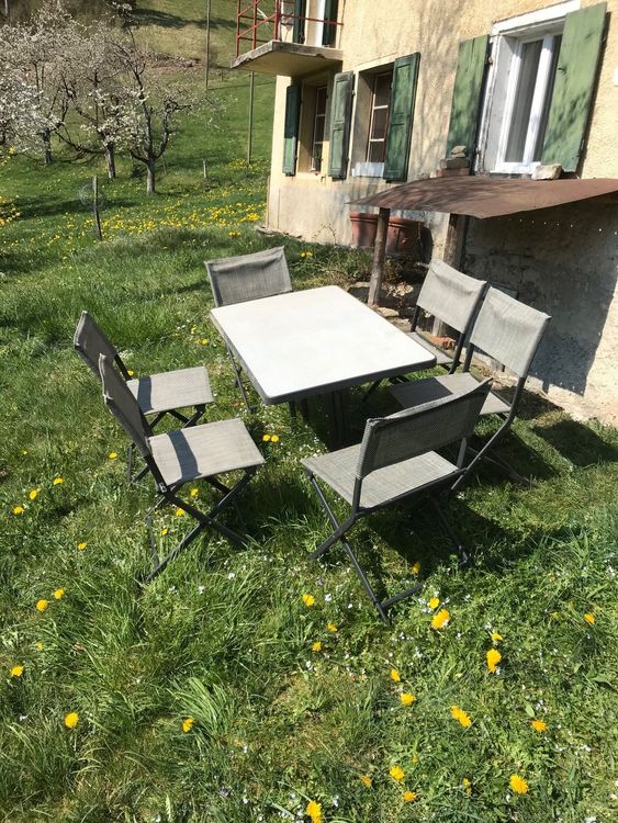 Gartentisch mit Stühlen kaufen auf Ricardo