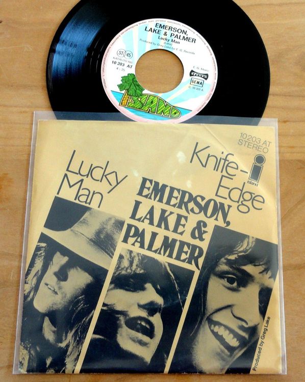 EMERSON LAKE & PALMER ELP lucky man 1974 Kaufen auf Ricardo