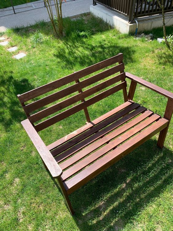 Gartenbank aus Holz Kaufen auf Ricardo