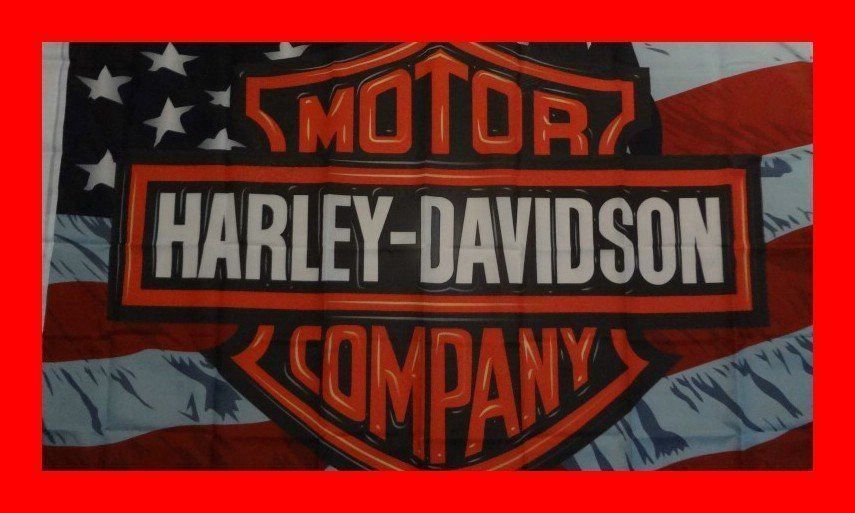 Harley Davidson Fahne U S A 150 X 90, Harley Davidson Rug