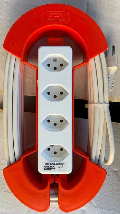 Steckdosenleiste STEBA 4×T13, Kabel 10m kaufen auf Ricardo