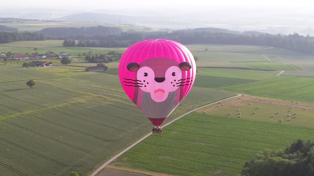 Flug im Heissluftballon und Fondue 1