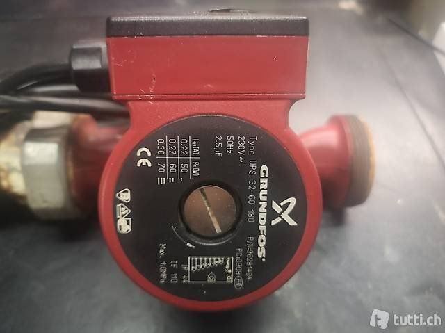 Umwalzpumpe Grundfos UPS 25-50 180 | Kaufen auf Ricardo