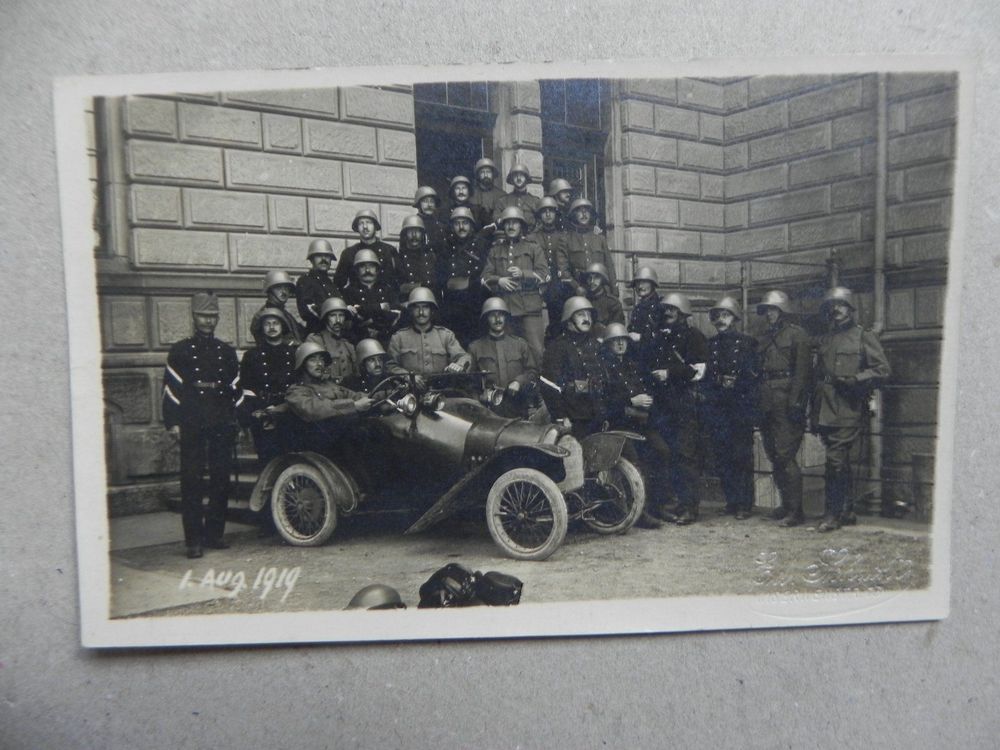 Photo Karte Militär Auto 1. August 1919 Kaufen auf Ricardo