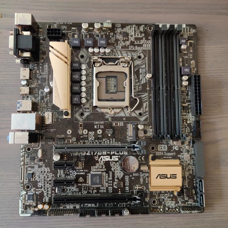 Asus z170m plus обзор