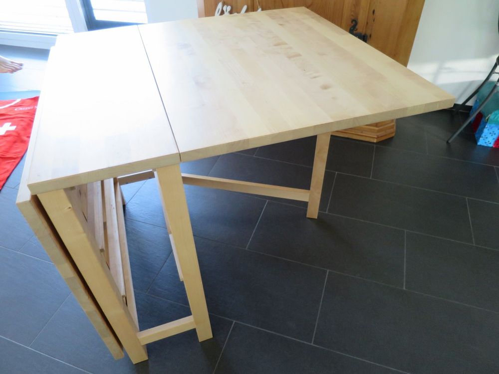 Klapptisch Norden Birke Ikea 2 4 Pers Kaufen Auf Ricardo
