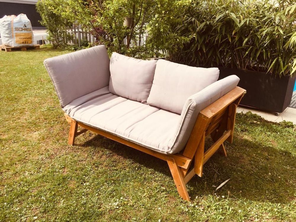 *Holz-Lounge* Gartenliege/ Sofa kaufen auf Ricardo