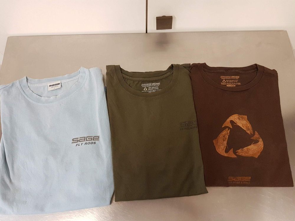 TShirts 3 Stücke "Sage" Fly fishing Kaufen auf Ricardo