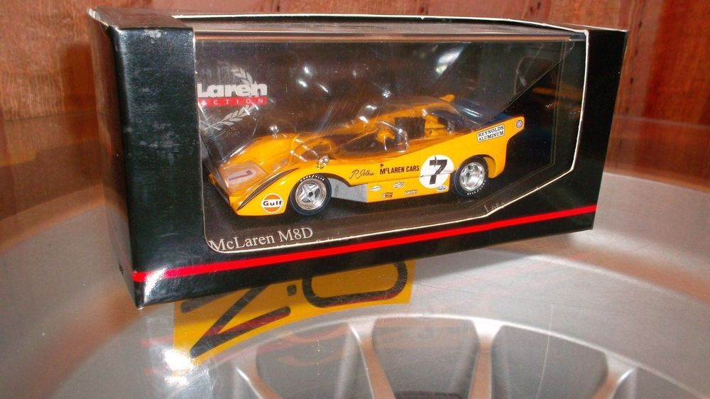 Miniature Minichamps McLaren M8D Can-Am 1970 N°7 P.Gethin - Échelle 1/43 - Collection Limitée