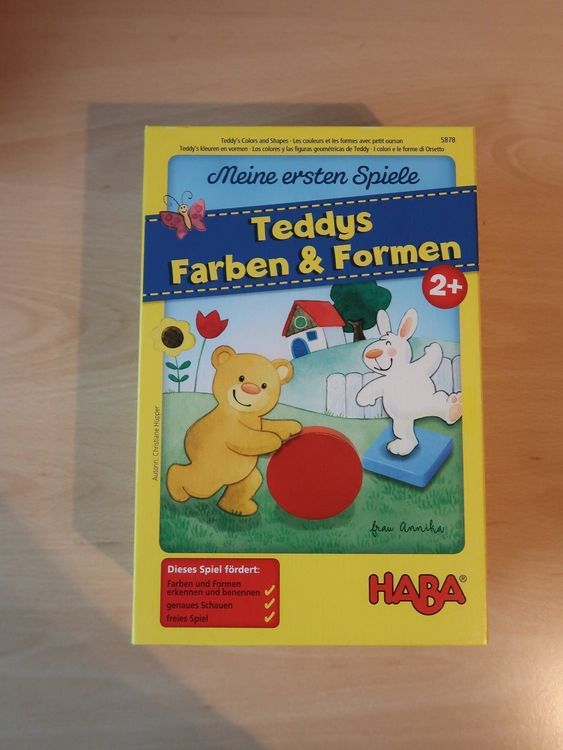 HABA Spiel Teddys Farben und Formen 5878 NEU 