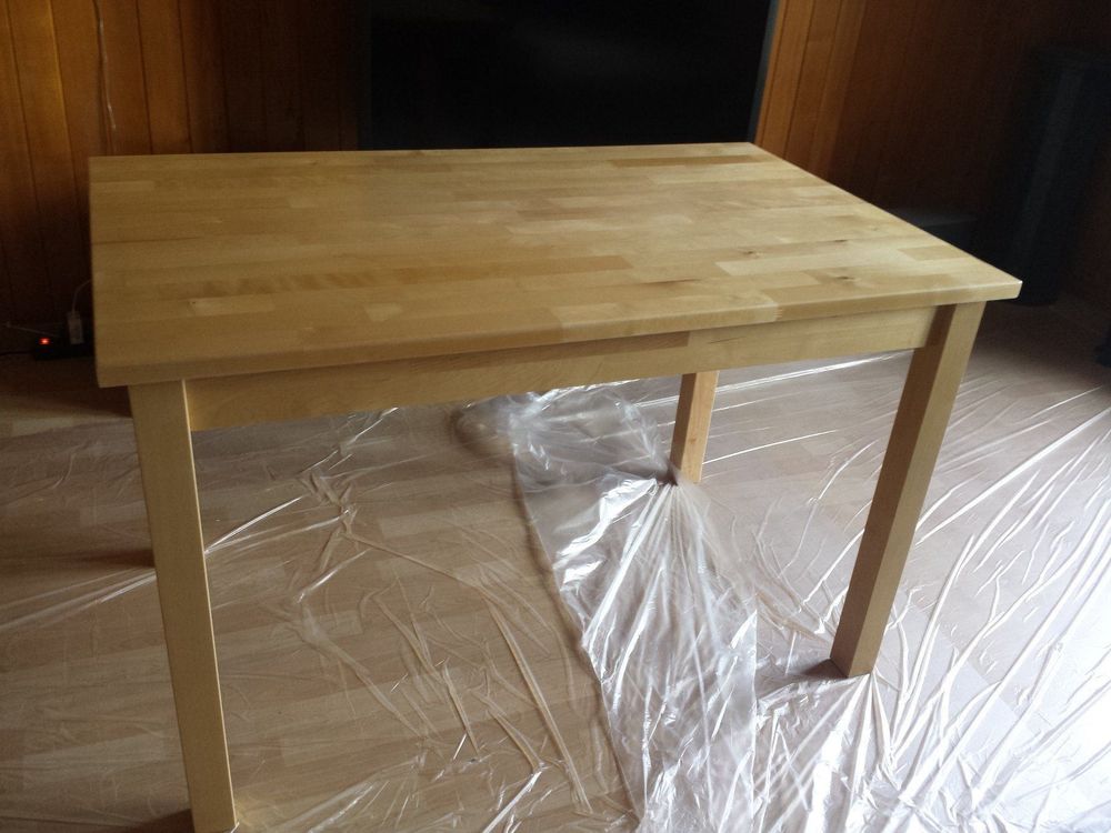 IKEA BJÖRKUDDEN Esstisch Birke massiv acheter sur Ricardo