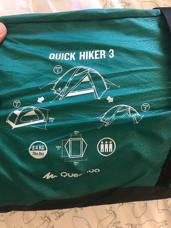 Quechua quickhiker 3 tent | Kaufen auf 