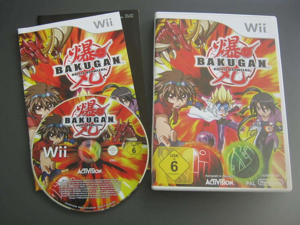 bakugan battle brawlers game wii