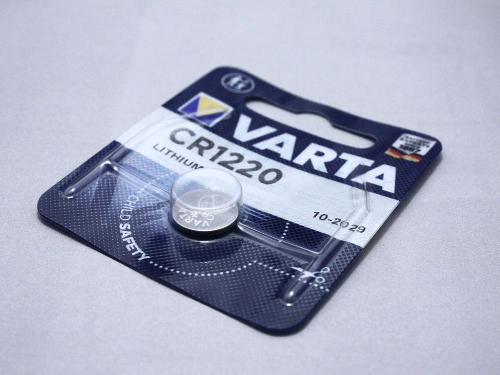 Varta CR 1220 Lithium Knopfzelle - 1 Stück, Blisterpackung