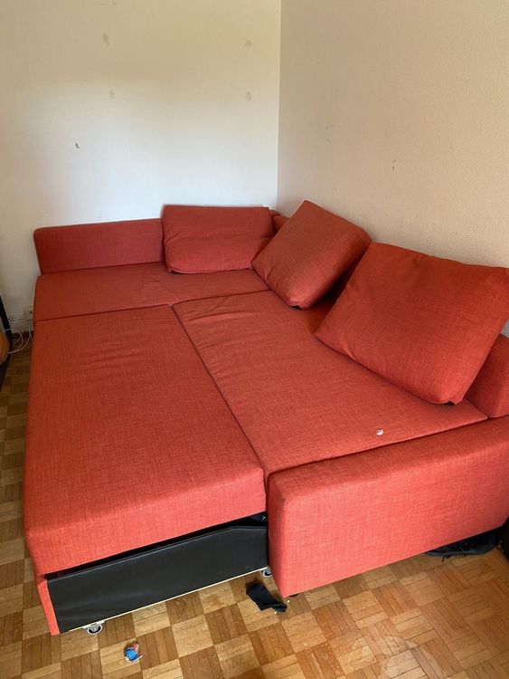 rotes ikea bett sofa kaufen auf Ricardo