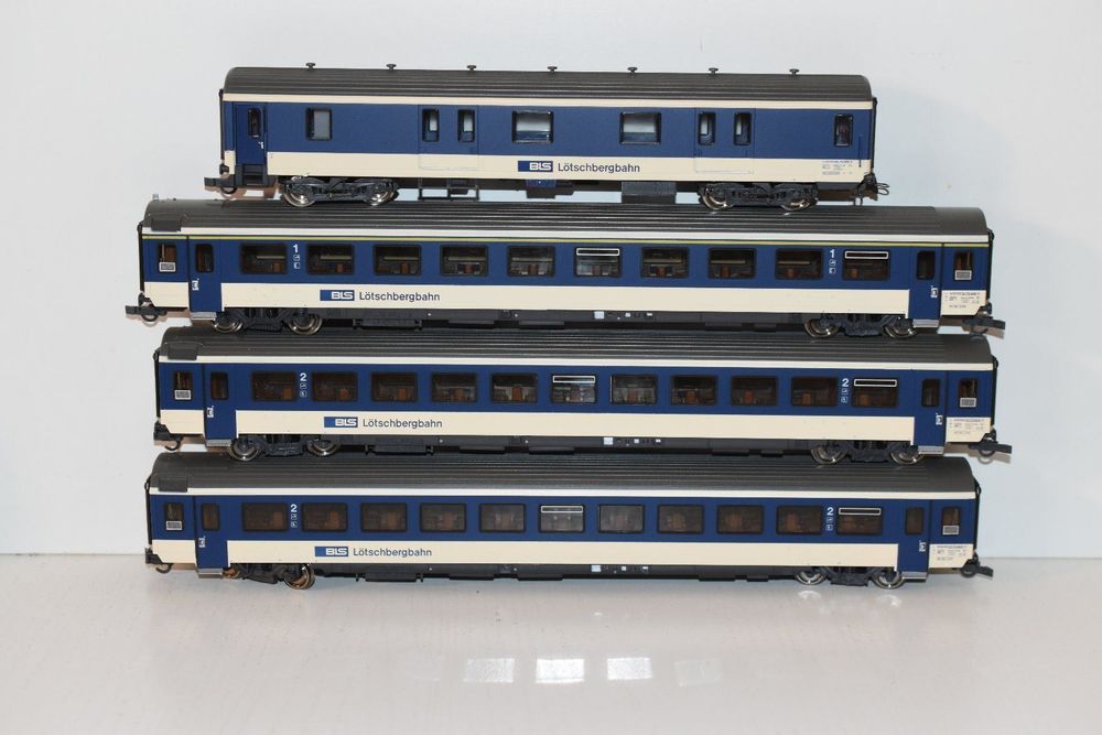 Lot De 3 Wagons Roco Ho - BLS 46622 - Neuf En Boîte - Modélisme Ferroviaire