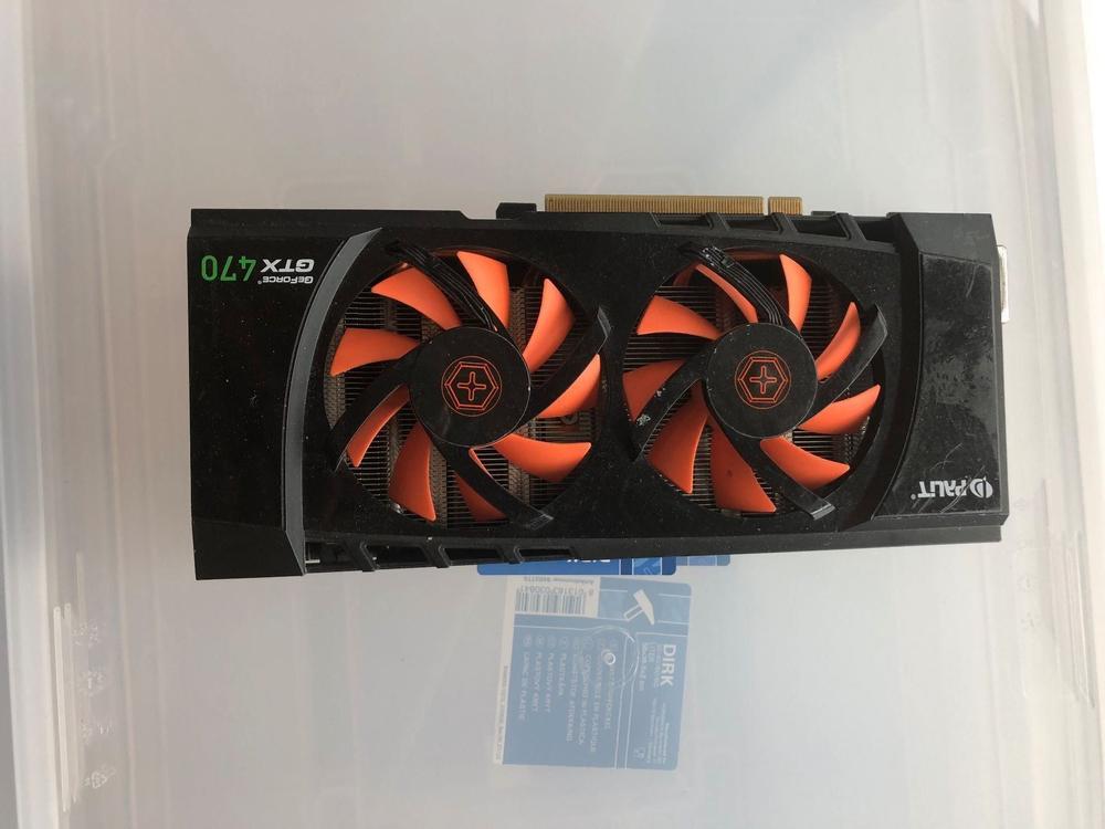 Разбор palit gtx 470