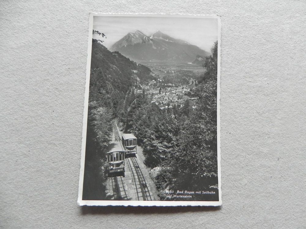 Karte Bad Ragaz SG Seilbahn Bahn 1938 | Kaufen auf Ricardo