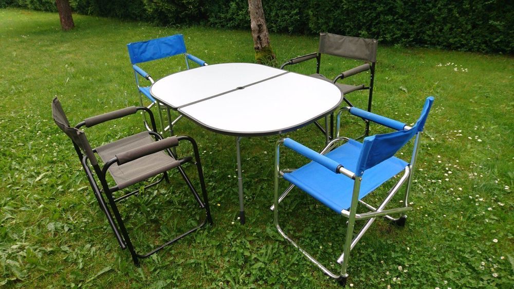 Camping Table Avec 4 Chaises Caravane Kaufen Auf Ricardo