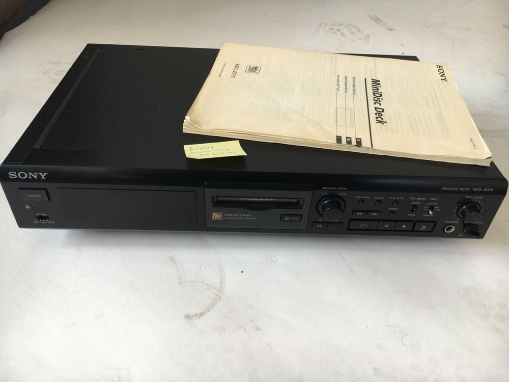 Sony MDSJE510 Minidisc Deck Kaufen auf Ricardo