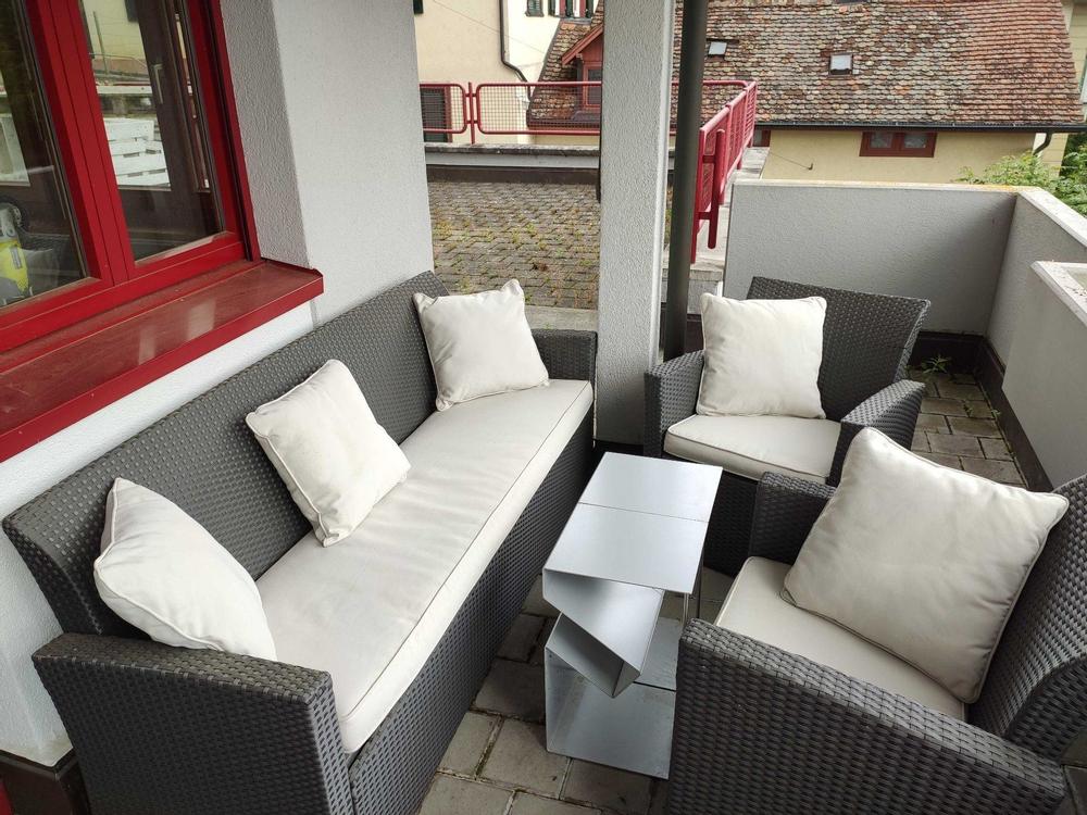 Lounge Garten Set Bank + Stühle Kaufen auf Ricardo