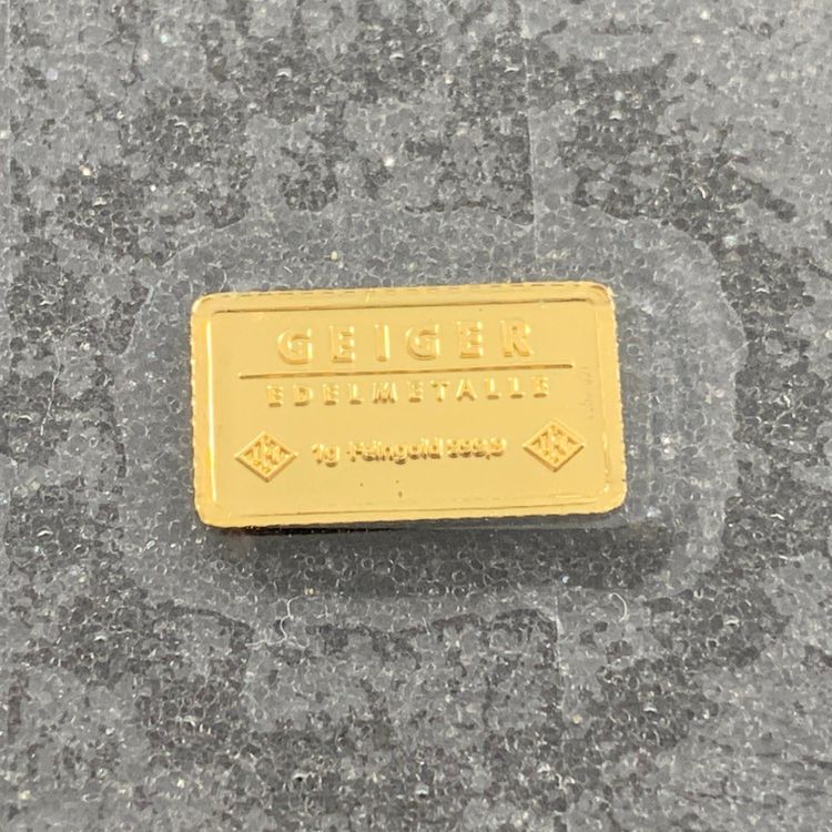 1 gramm barren gold