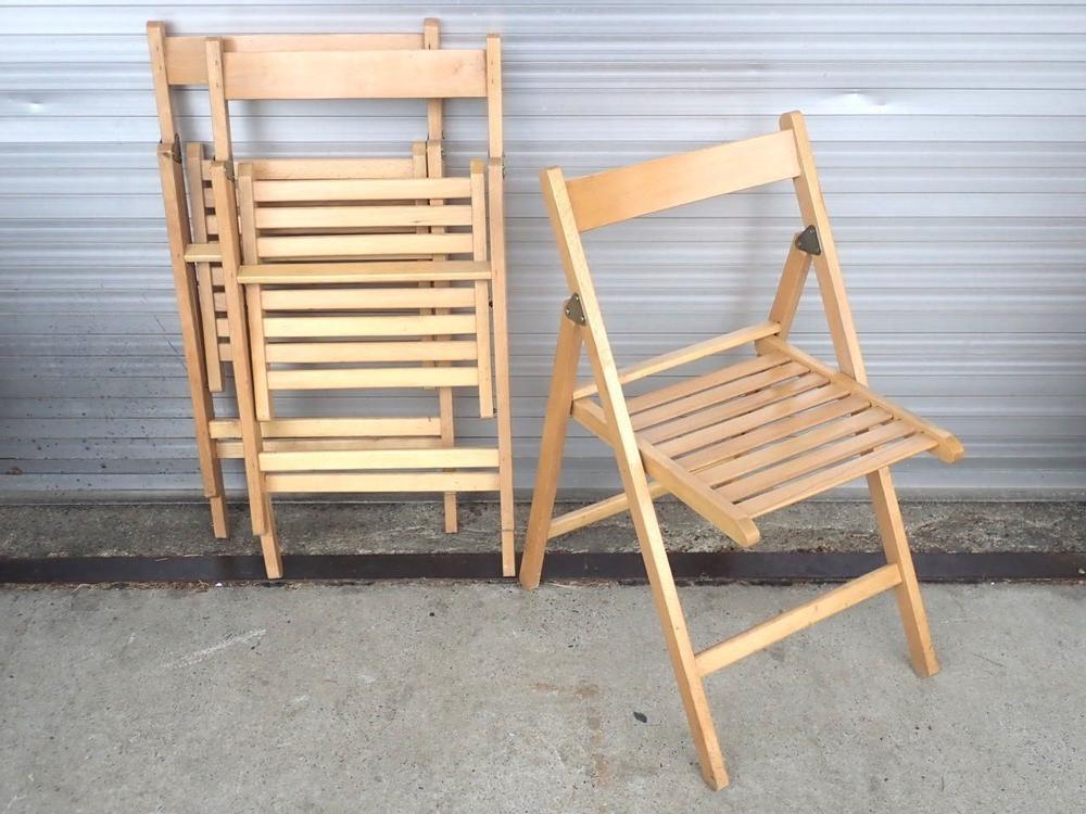 3 Klappstuhl Holz Design Vintage Stuhl Kaufen Auf Ricardo