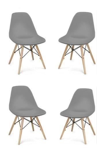 4 Gartenstühle Terrassenstühle grau | Kaufen auf Ricardo