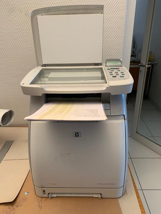 Hp cm1015 mfp не печатает в цвете