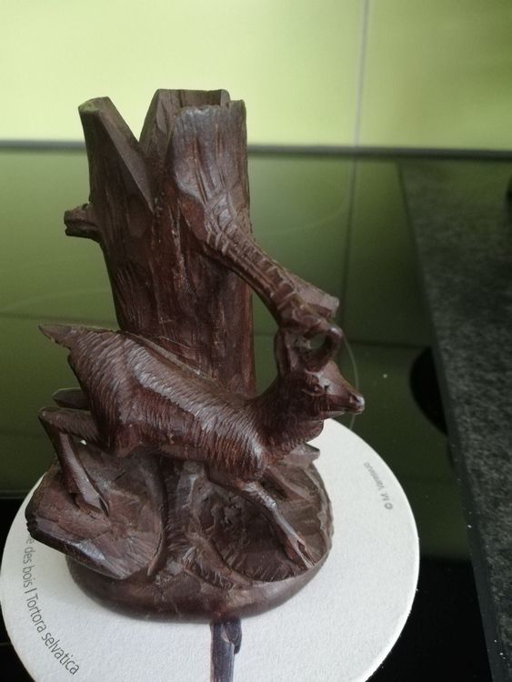 Brienzer Holzschnitzerei Gemse u. Baum | Kaufen auf Ricardo