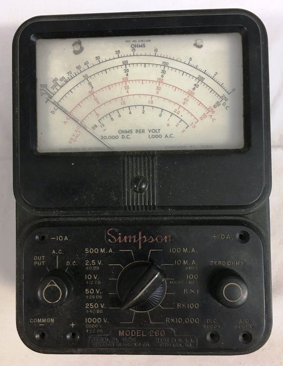Vintage Simpson Model 260 Multimeter Kaufen auf Ricardo