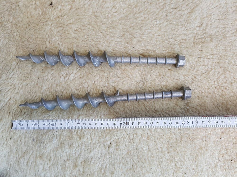 Schroefharingen XL ALUMINIUM Peggy Peg set van 2 stuks