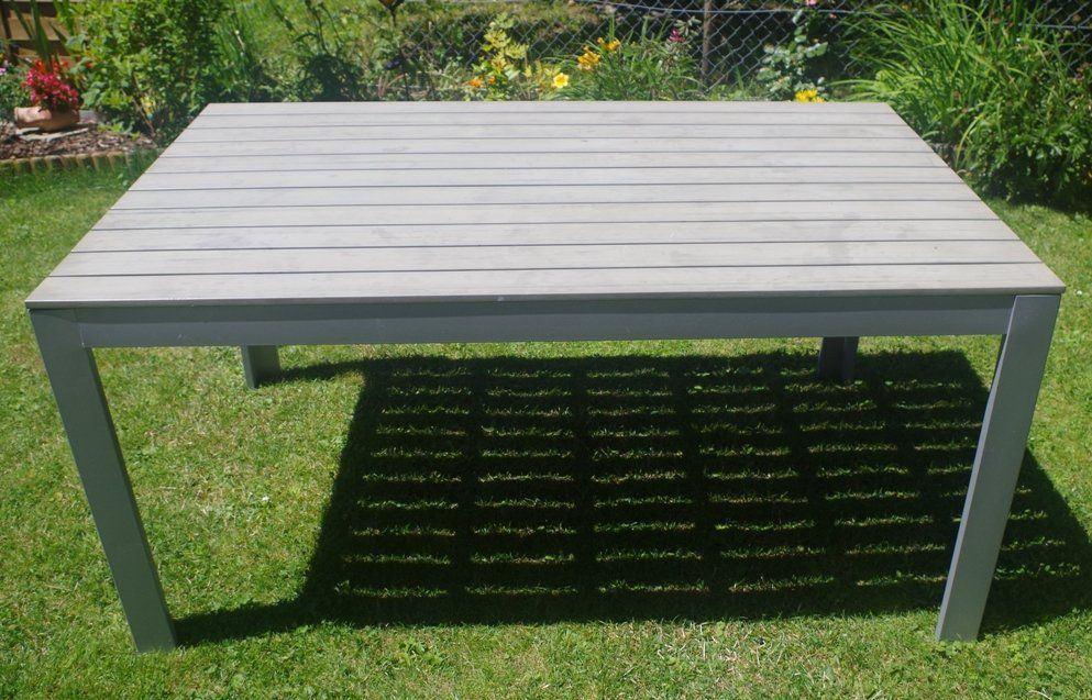 Gartentisch 160x100 Polywood grau IKEA kaufen auf Ricardo