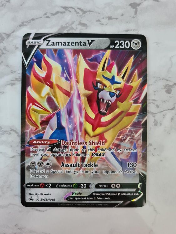 Pokemon Karte Zamazenta V Promo Kaufen Auf Ricardo