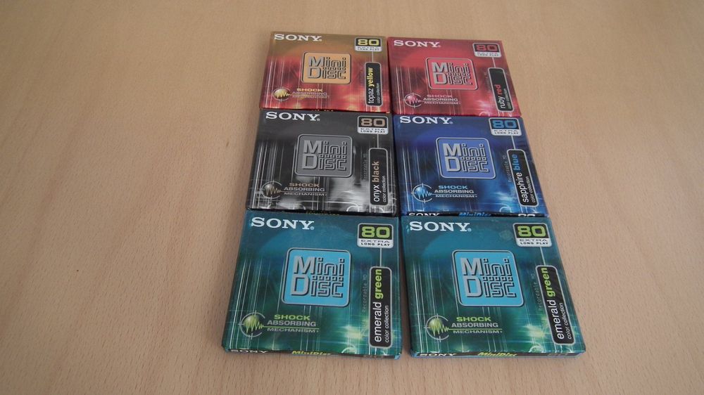 Sony MiniDisc 80 Minutes - Édition Neige - Scellé - Rare - Fabriqué Au Japon