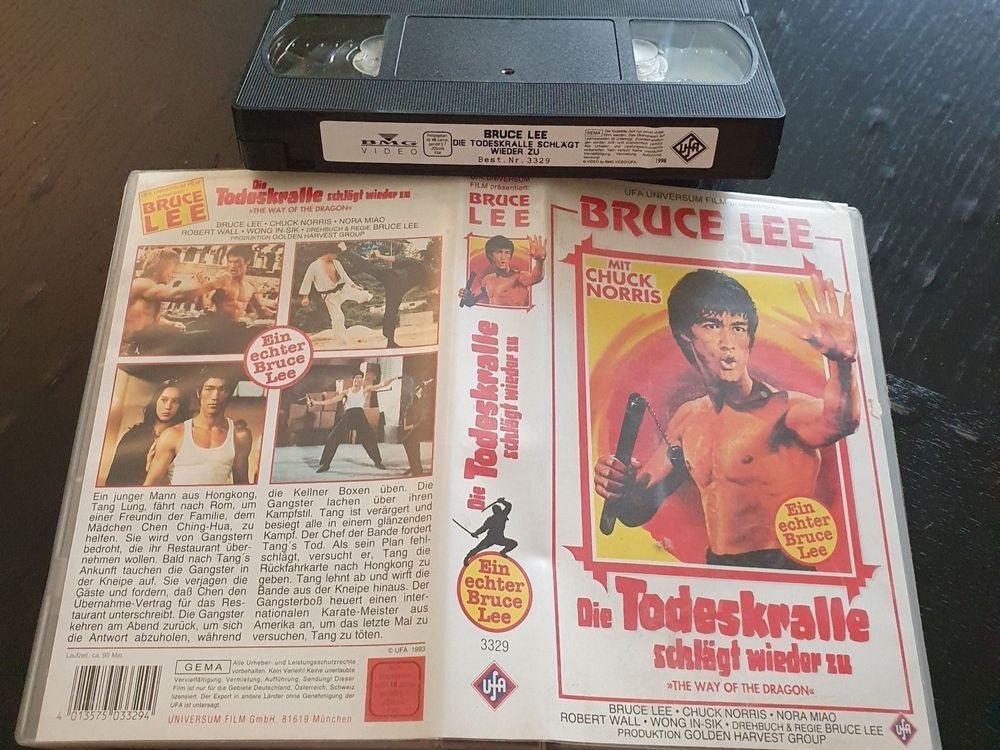 Bruce Lee Chuck Norris Todeskralle Vhs Kaufen Auf Ricardo