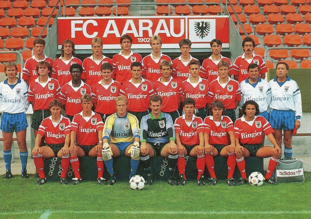 FC AARAU FCA MANNSCHAFTSKARTE 19881989 Kaufen auf Ricardo