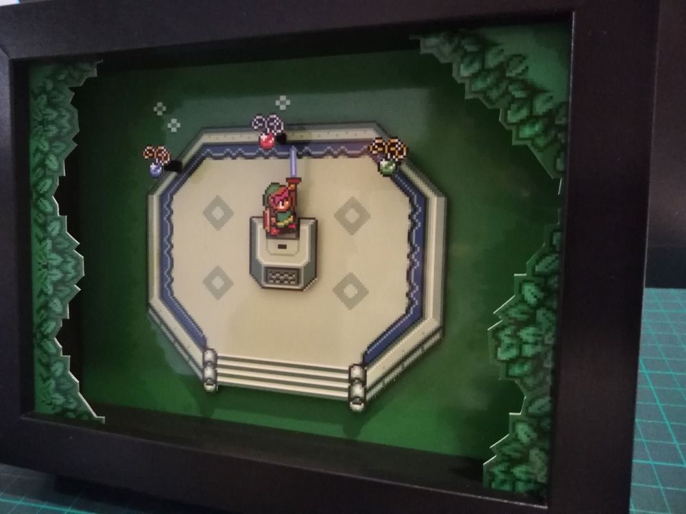 Legend of Zelda SNES Papercraft Diorama Acheter sur Ricardo