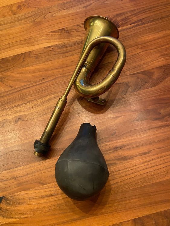 Alte Hupe / Horn aus Messing | Kaufen auf Ricardo
