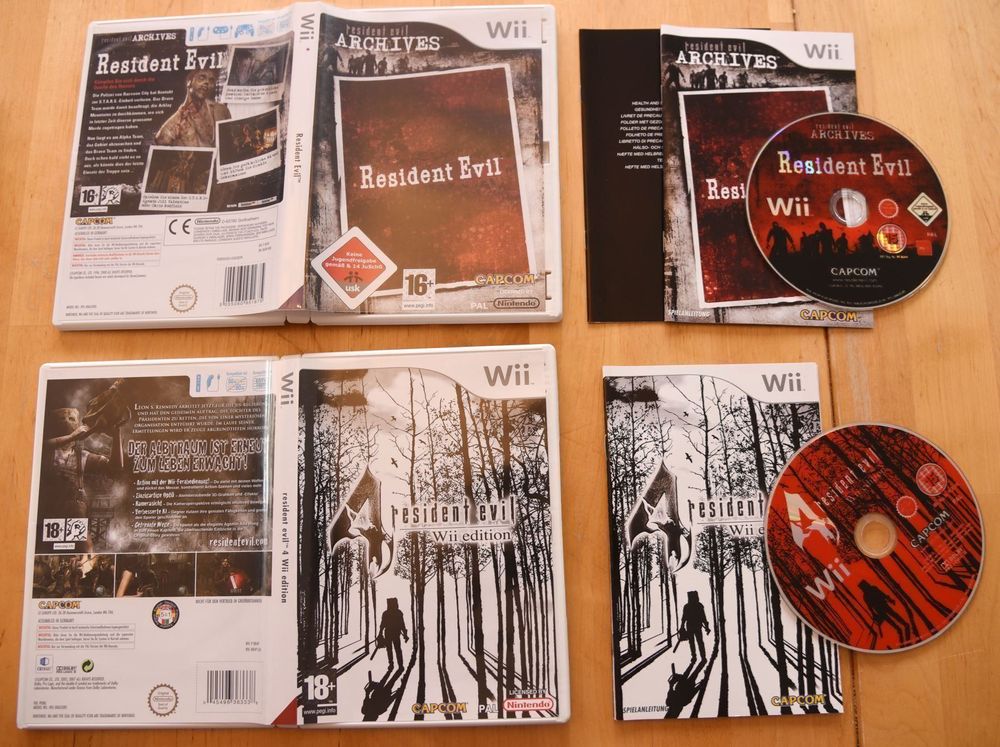 Resident Evil 1+4 (CIB) Wii 1