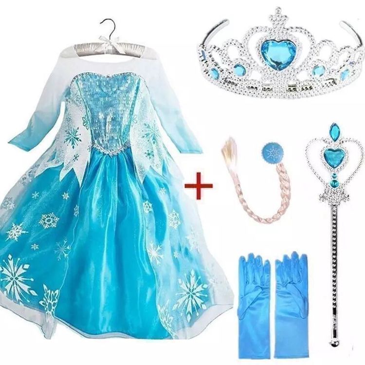 Eiskönigin Prinzessin Elsa Kleid Kostüm Acheter sur Ricardo