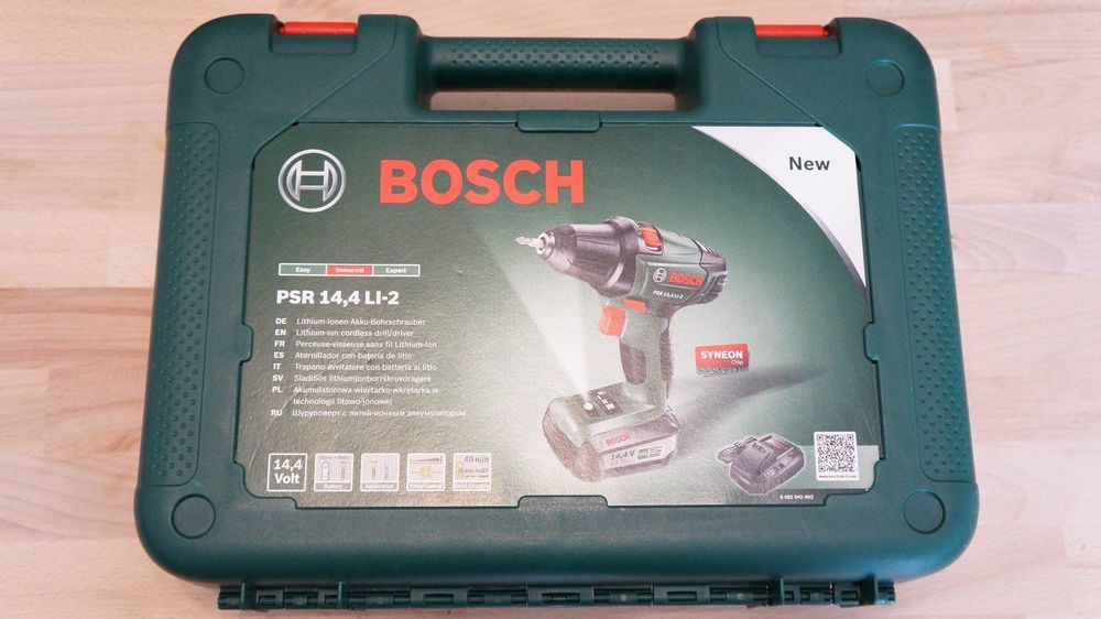 bosch psr 14 4 li 2 blinkt 3 mal