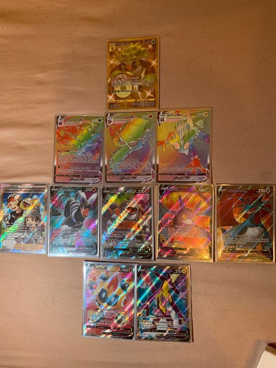 PokemonkartenSammlung XXXL mit Glurak V  Kaufen auf Ricardo