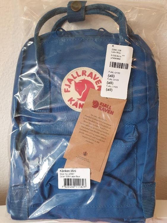 fjallraven kanken lake blue