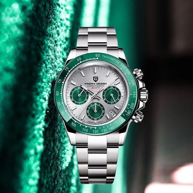 Pagani Design Daytona Chronographe Verte Acheter Sur Ricardo