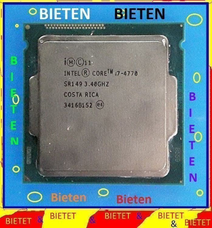 Intel Core I7 4770 Cpu Mit Fclga 1150 Kaufen Auf Ricardo